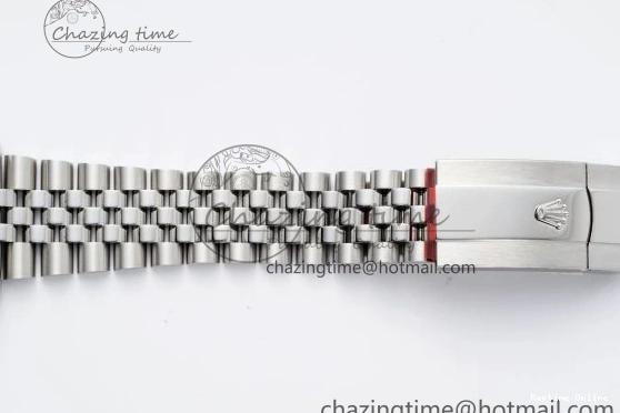 0412 DateJust 41 SS Fluted Bezel KING 1:1 Best Edition 904L Steel Black Stick Dial on Jubilee Bracelet VR EasyCare 2208